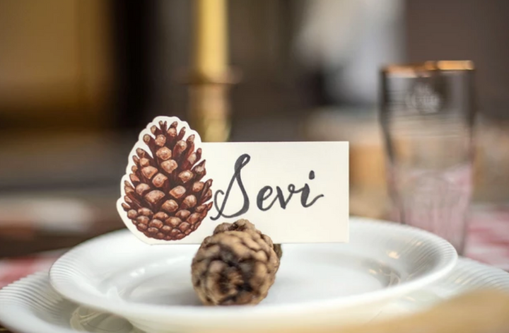Pinecone Place Cards
