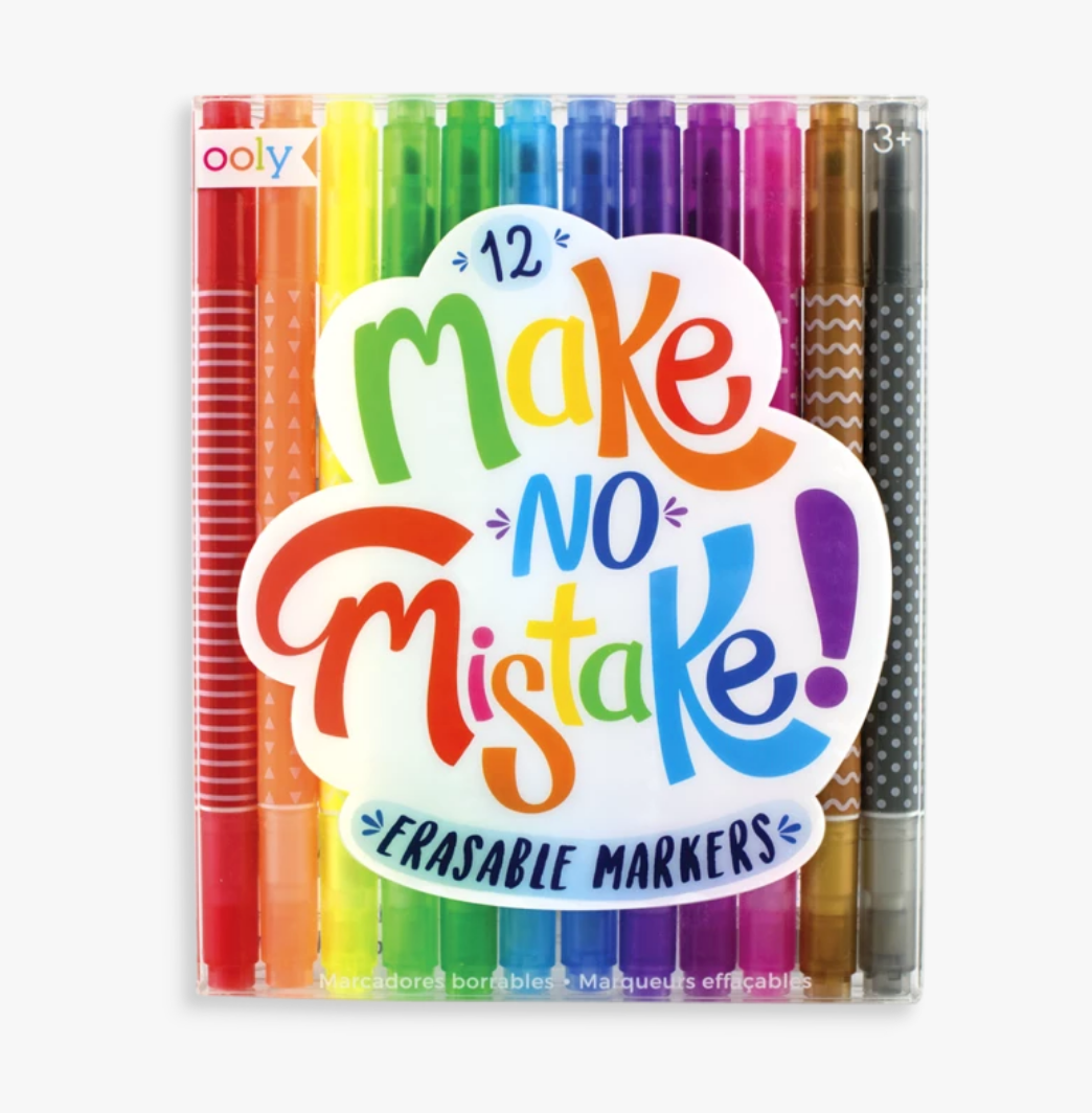 Hank & Sylvie's - Make No Mistake Erasable Markers - Ooly