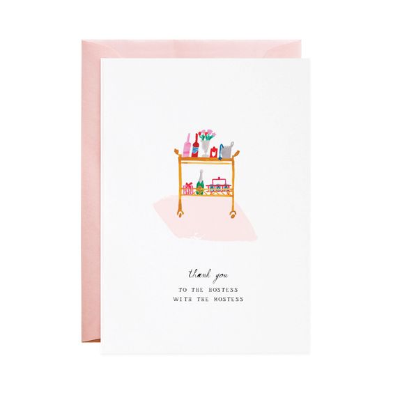 For the Hostess Thank You Card