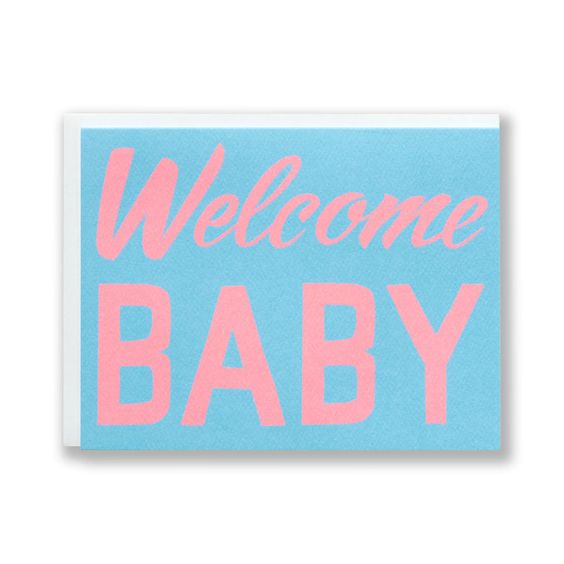 Welcome Baby Card