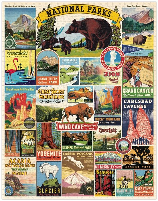 National Parks 1000 Piece Puzzle