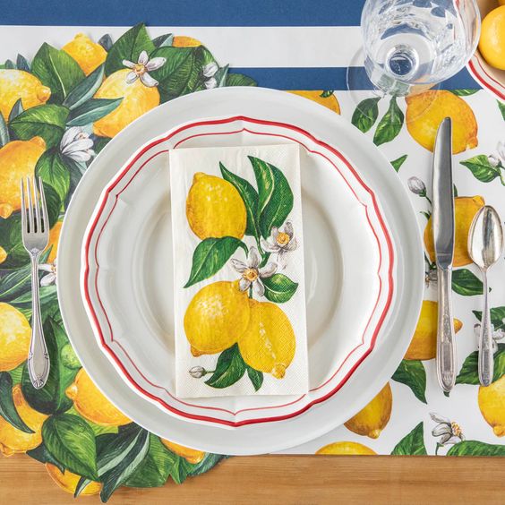 Lemons Guest Napkin