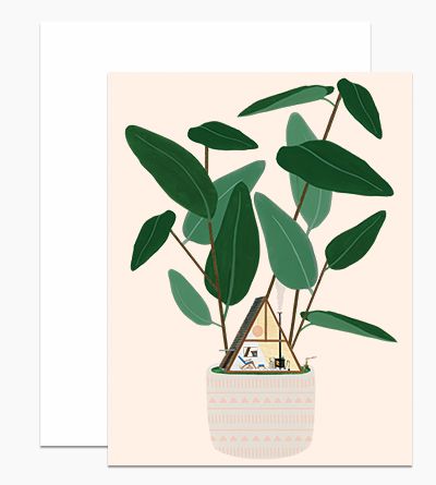 A-Frame Houseplant Card