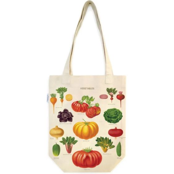 Hank & Sylvie's - Vegetable Garden Tote Bag - Cavallini & Co.