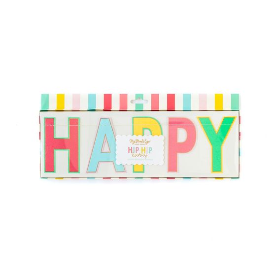 Hip Hip Hooray "Happy Birthday" Banner - Hank & Sylvie's 