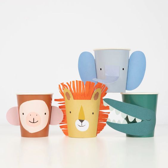 Animal Parade Character Cups - Meri Meri