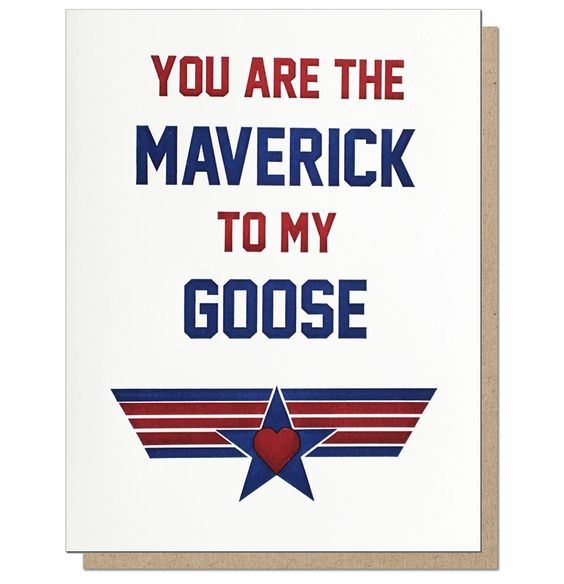Hank & Sylvie's - Maverick & Goose Love Greeting Card