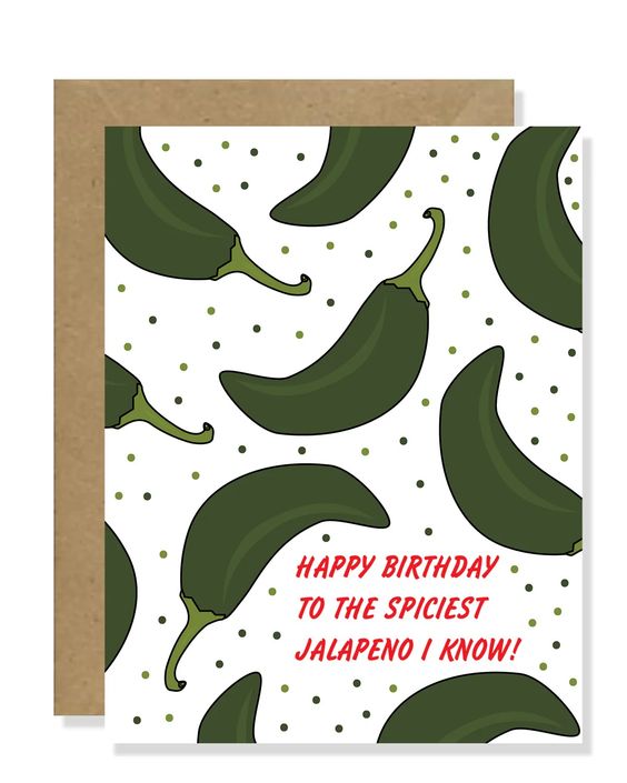 Hank & Sylvie's - Spicy Jalapeño Birthday Card