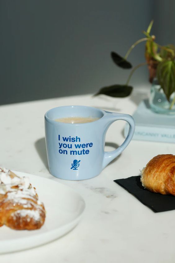 Hank & Sylvie's - On Mute Mug - Pretty Alright Goods