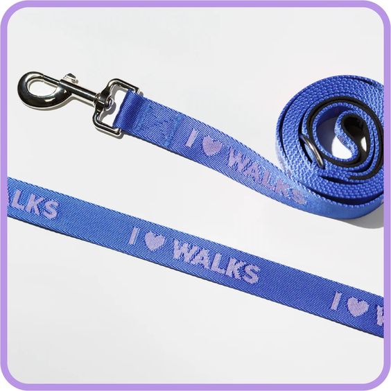 I Love Walks Dog Leash - Hank & Sylvie's 