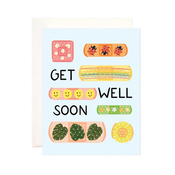 Get Well Bandages Card