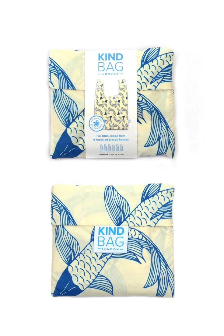 Koi Fish Medium Reusable Bag - Kind Bag - Hank & Sylvie's
