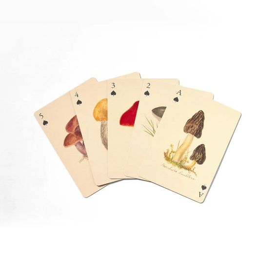 Playing Cards - Set of Two Decks - Fungi - Hank & Sylvie's 