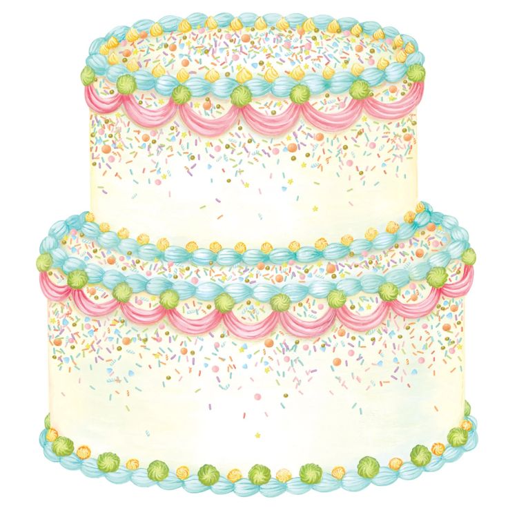 Hank & Sylvie's - Die-Cut Birthday Cake Placemat - Hester & Cook