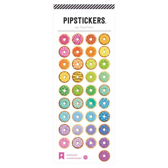 Pipsticks Drive Me Glazy Stickers - Hank & Sylvie's