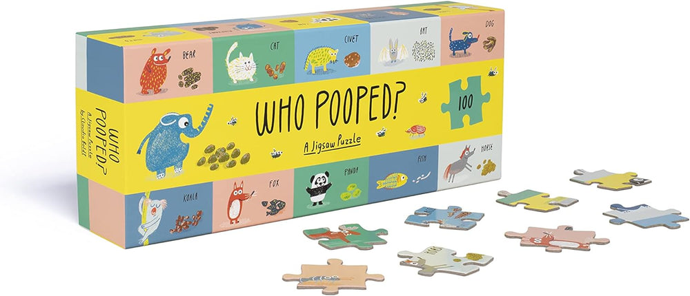 Hank & Sylvie's - Who Pooped?: A Jigsaw Puzzle 100pc