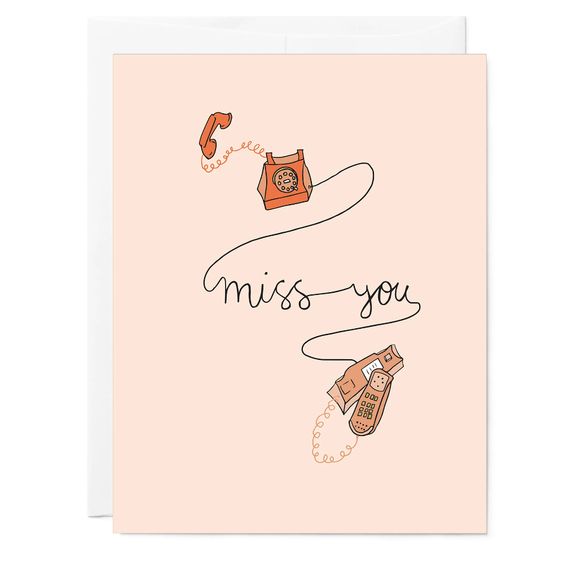 Miss You Phones Card