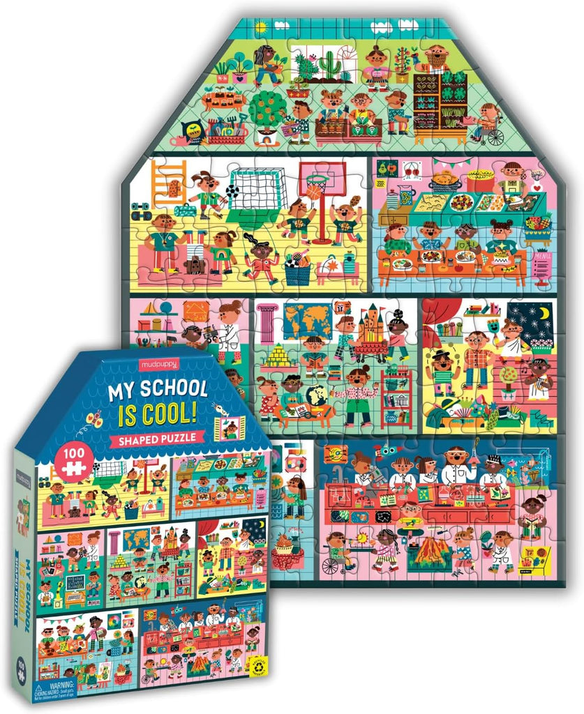 My School is Cool Shaped Puzzle 100pc