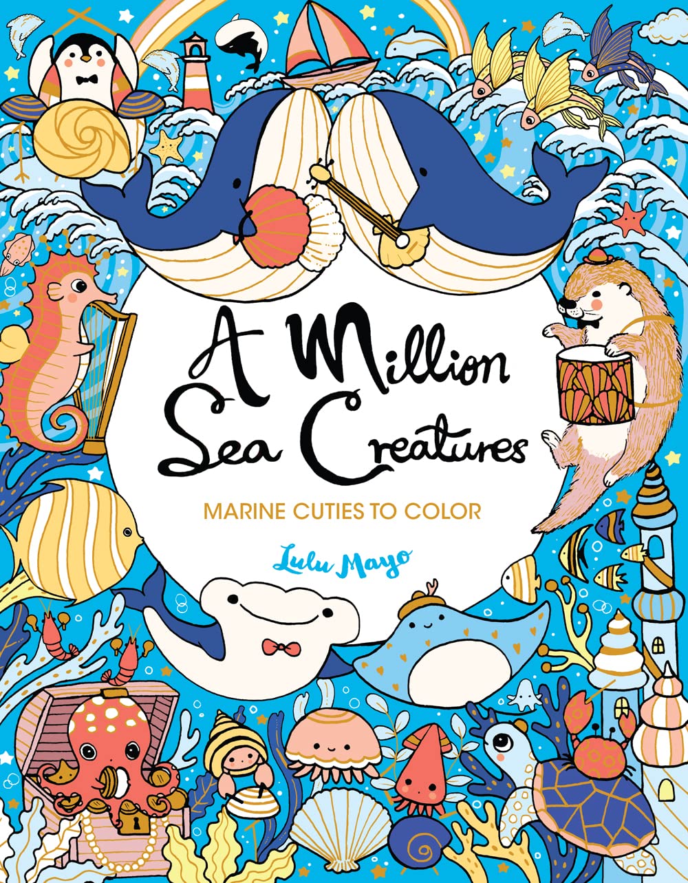 Hank & Sylvie's - A Million Sea Creatures Coloring Book