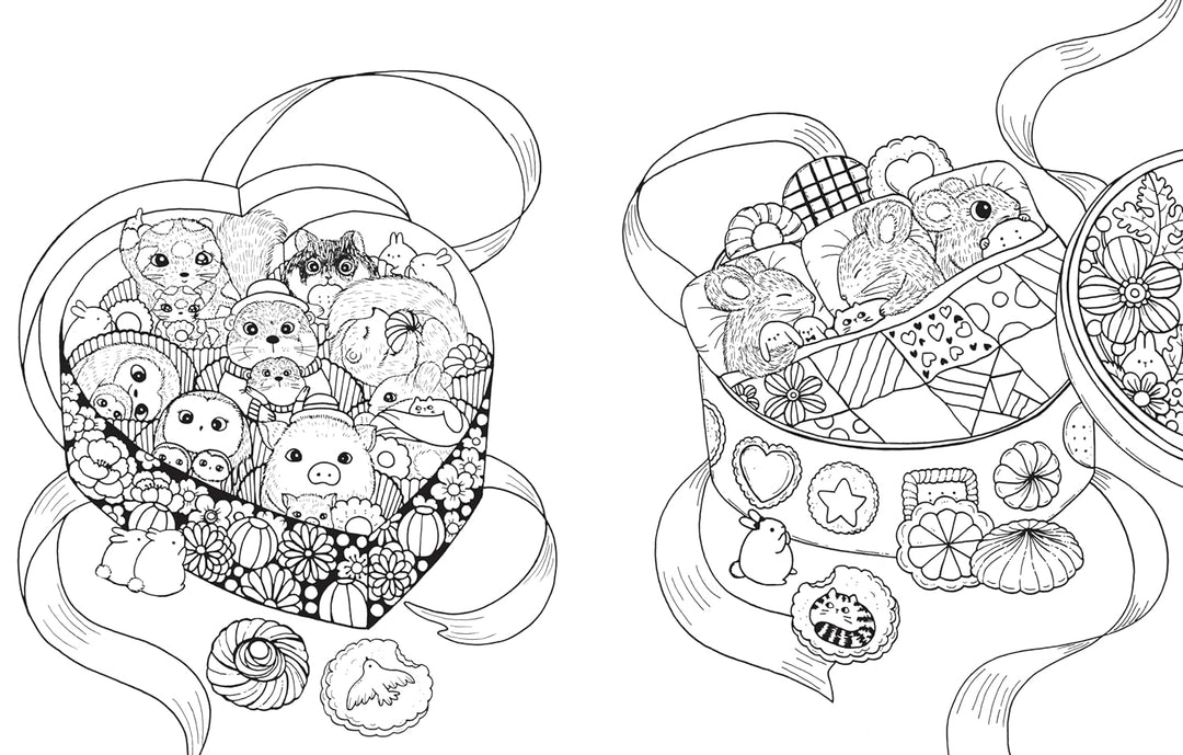 Hank & Sylvie's - A Million Baby Animals Coloring Book