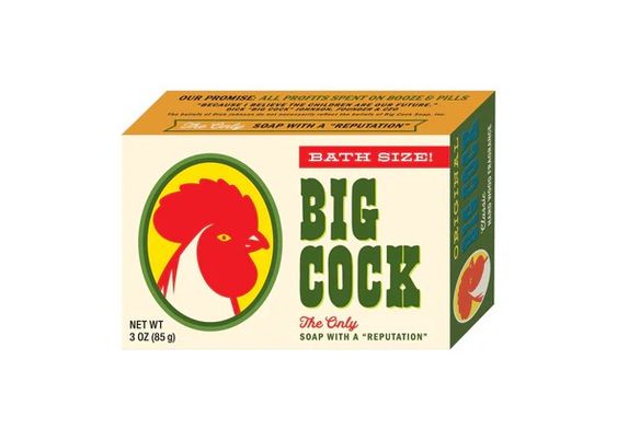 Big Cock Triple Milled Bar Soap - Whiskey River - Hank & Sylvie's 