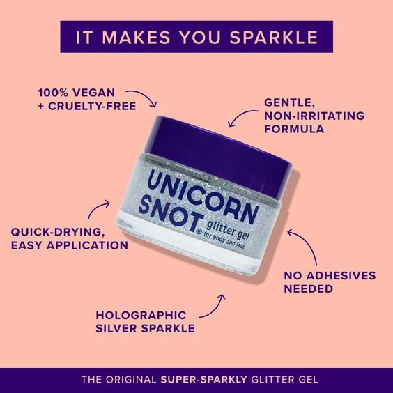 Glitter Body Gel - Disco - Unicorn Snot - Hank & Sylvie's 