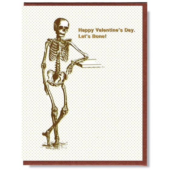 Let's Bone Valentine's Card