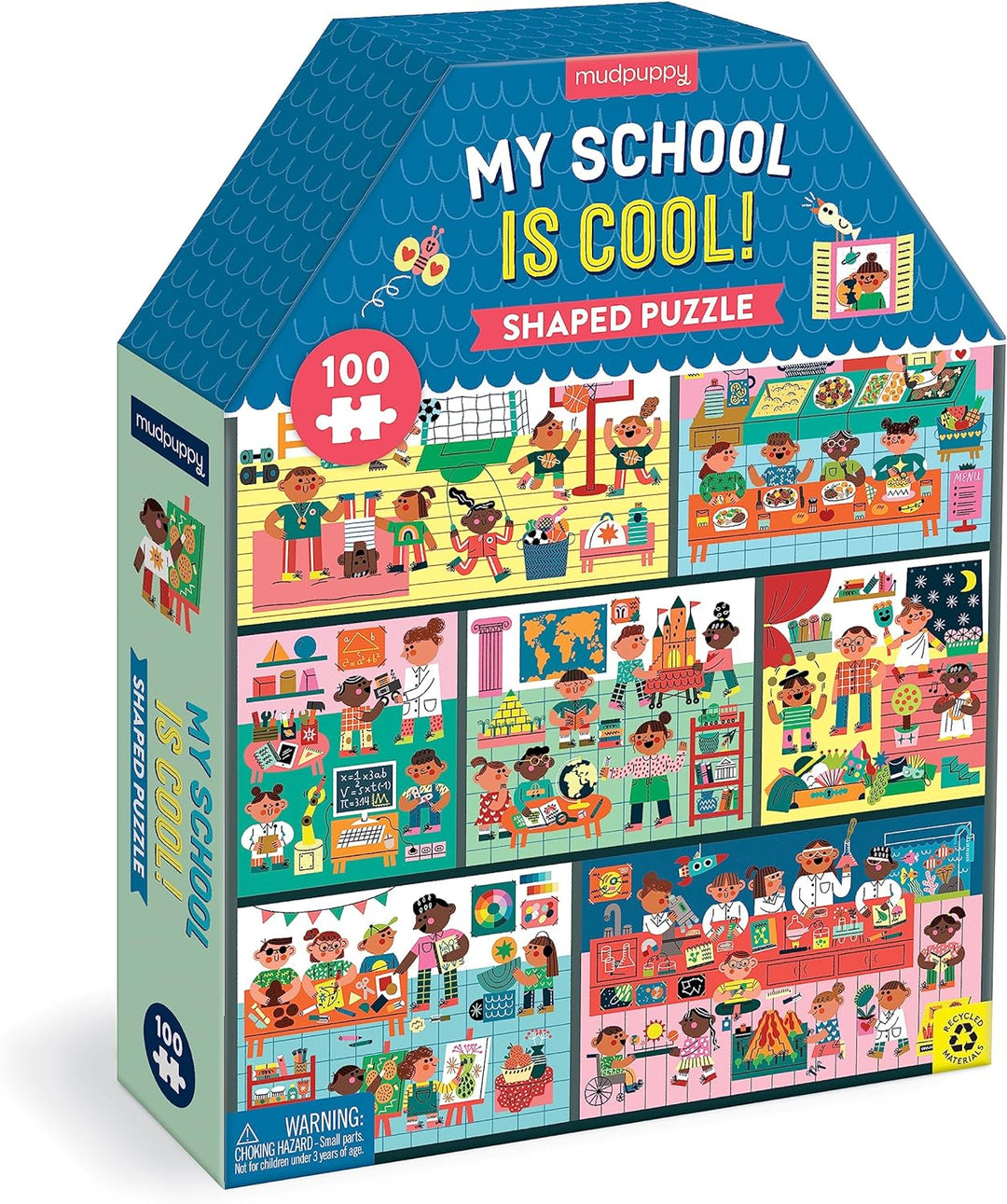 My School is Cool Shaped Puzzle 100pc