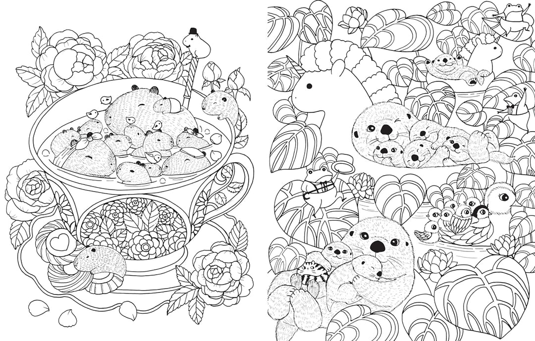 Hank & Sylvie's - A Million Baby Animals Coloring Book