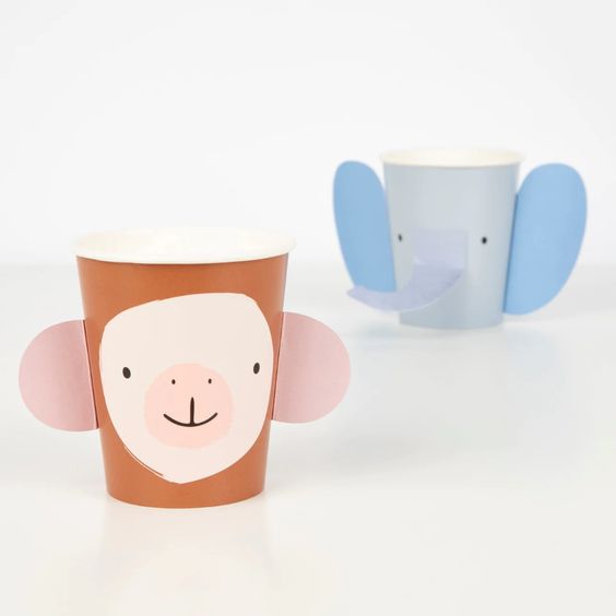 Animal Parade Character Cups - Meri Meri