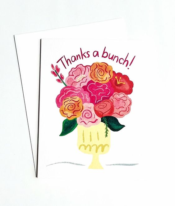 Hank & Sylvie's - Thanks a Bunch Greeting Card