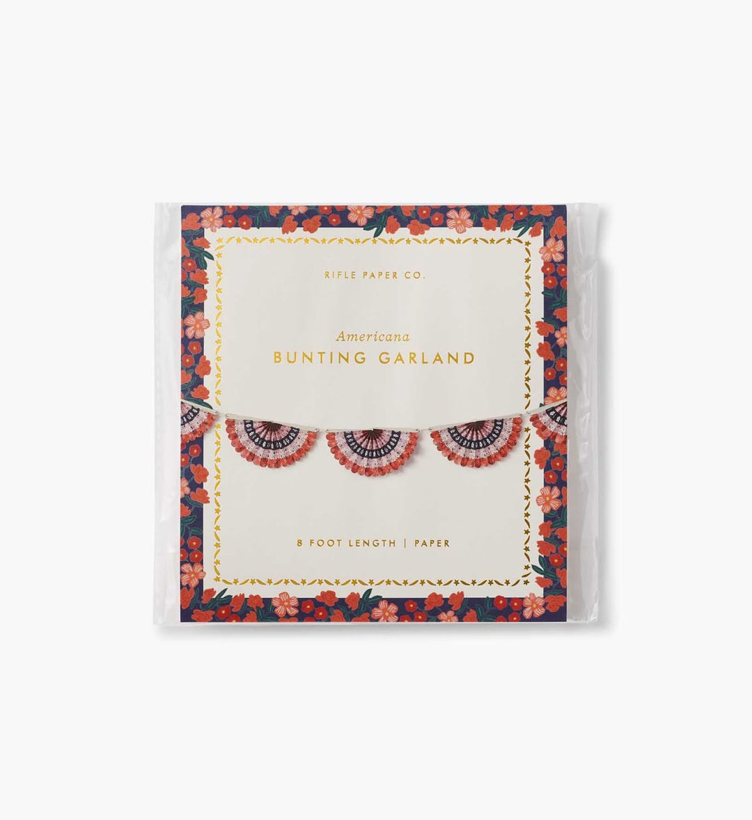 Kate Paper Co. bunting garland packaging on a white background