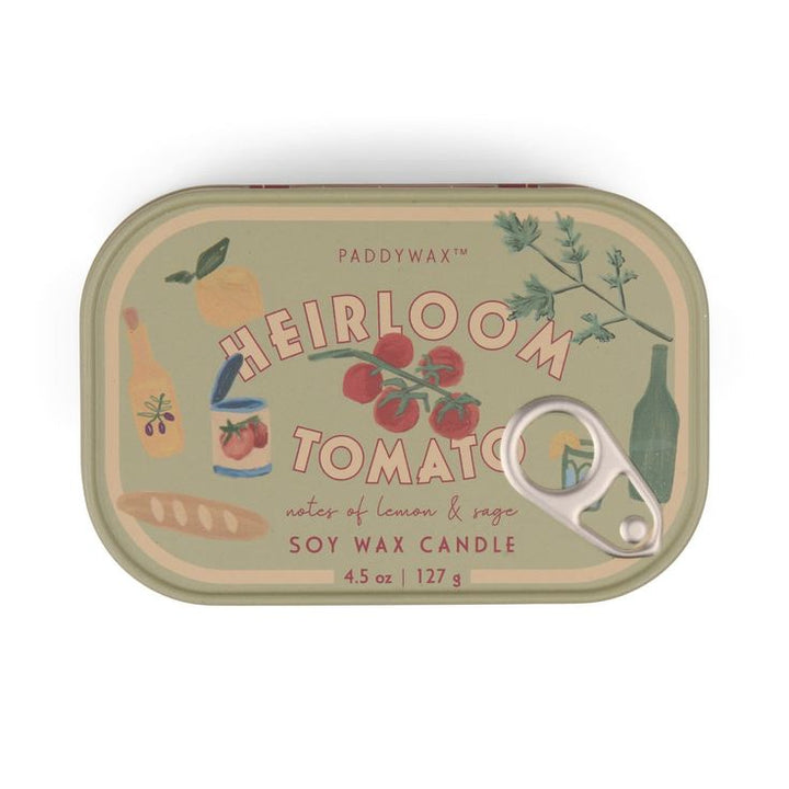 Bistro Tin 4.5oz - Heirloom Tomato Scented Candle