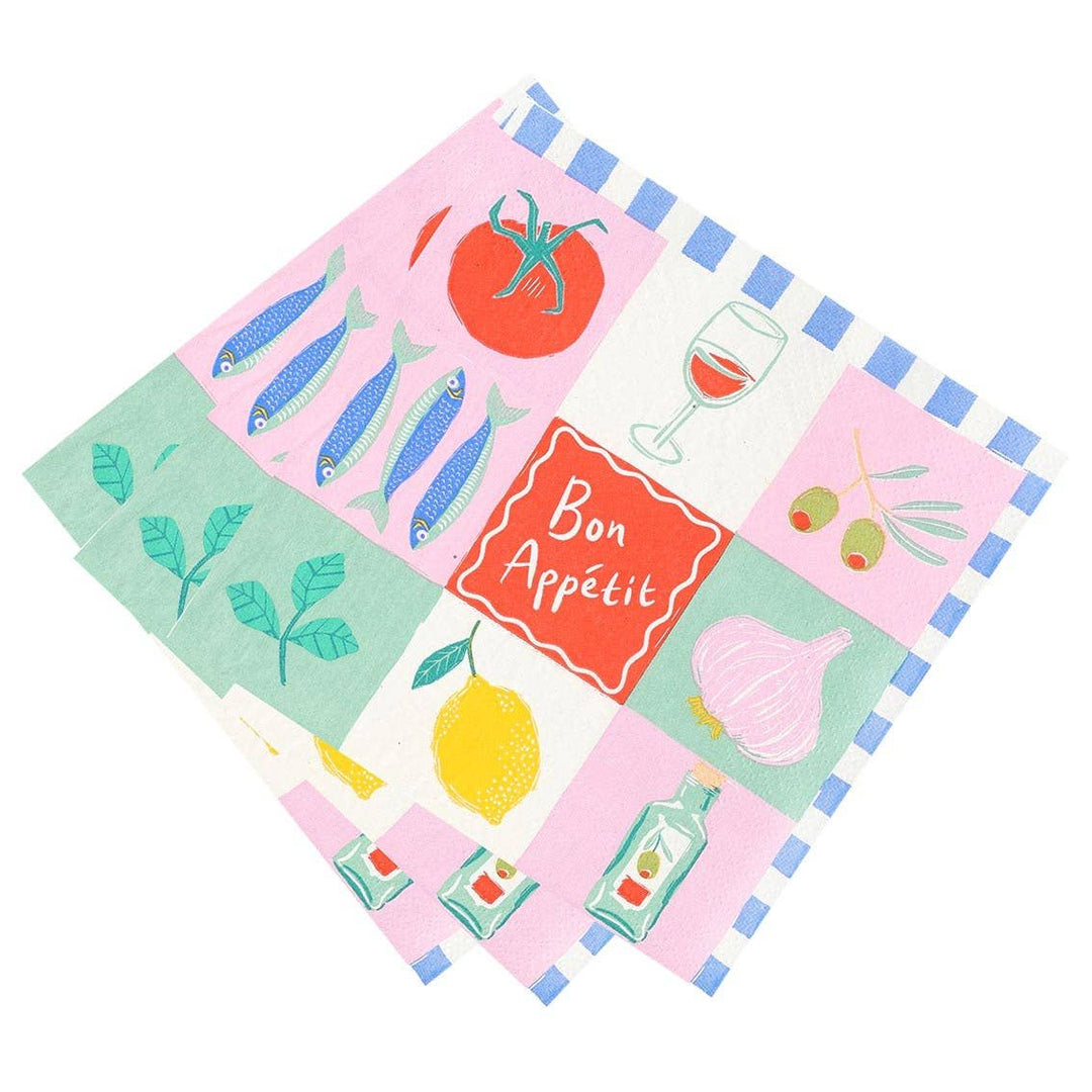 Bon Appetit Paper Napkins - 20 Pack