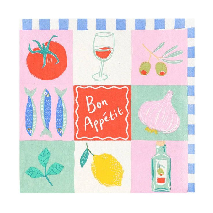 Bon Appetit Paper Napkins - 20 Pack