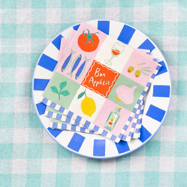 Bon Appetit Paper Napkins - 20 Pack