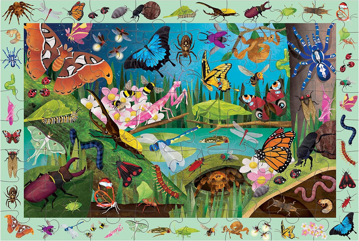 Bugs & Butterflies 64pc Search & Find Puzzle Jigsaw Puzzle