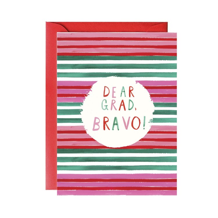 Hank & Sylvie's - Dear Grad, Bravo - Greeting Card