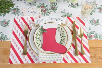 Candy Stripe Paper Placemat