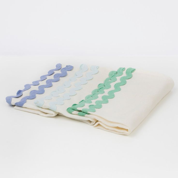 Colourful Ricrac Fabric Napkins - Thumbnail 5