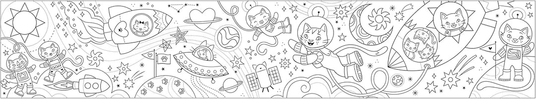 Cosmic Dreams Mini Coloring Roll