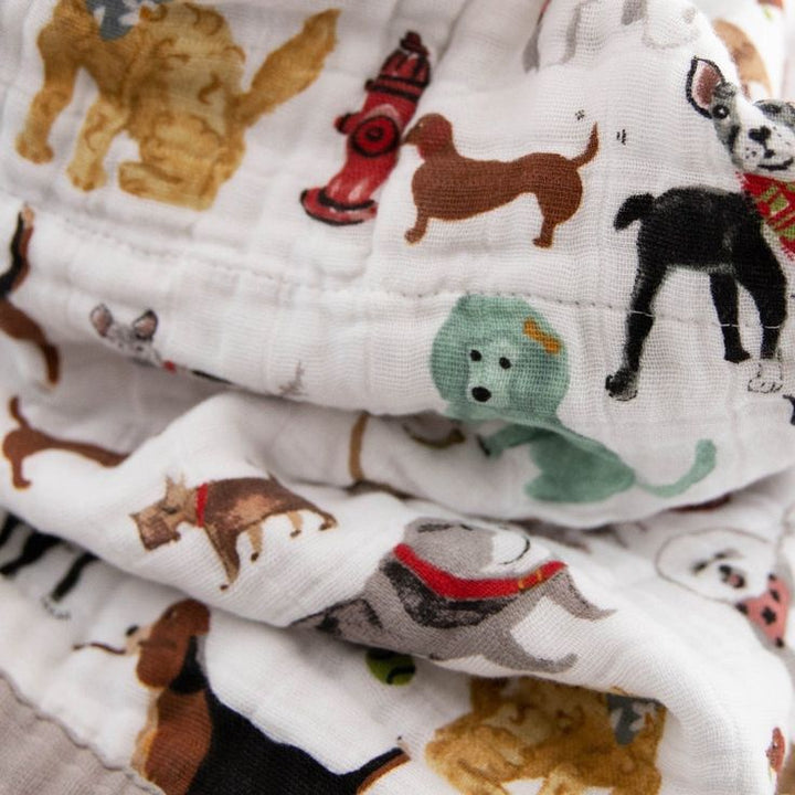 Cotton Muslin Baby Quilt Woof