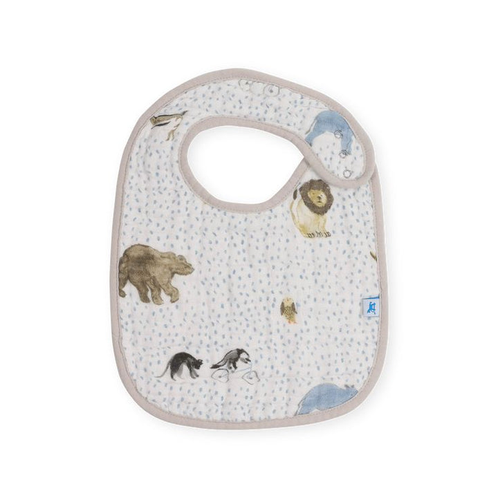 Cotton Muslin Classic Bib 3 Pack - Party Animals