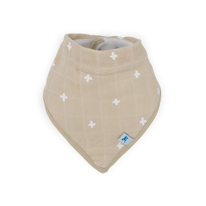 Cotton Muslin + Fleece Bandana Bib 4 Pack - Woof