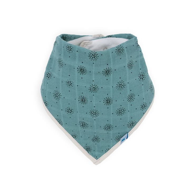 Cotton Muslin + Fleece Bandana Bib 4 Pack - Wallflower