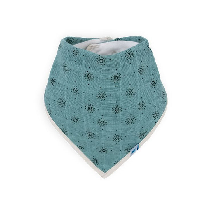 Cotton Muslin + Fleece Bandana Bib 4 Pack - Wallflower