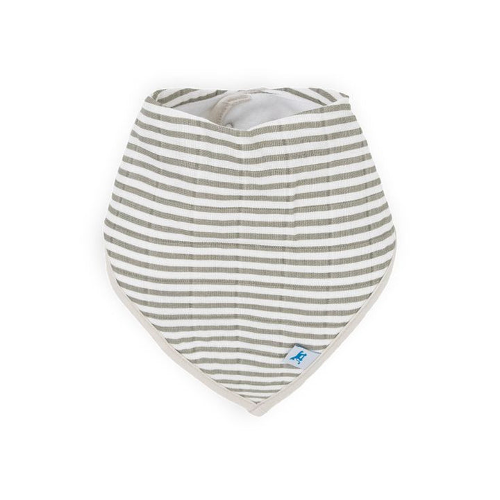 Cotton Muslin + Fleece Bandana Bib 4 Pack - Wallflower