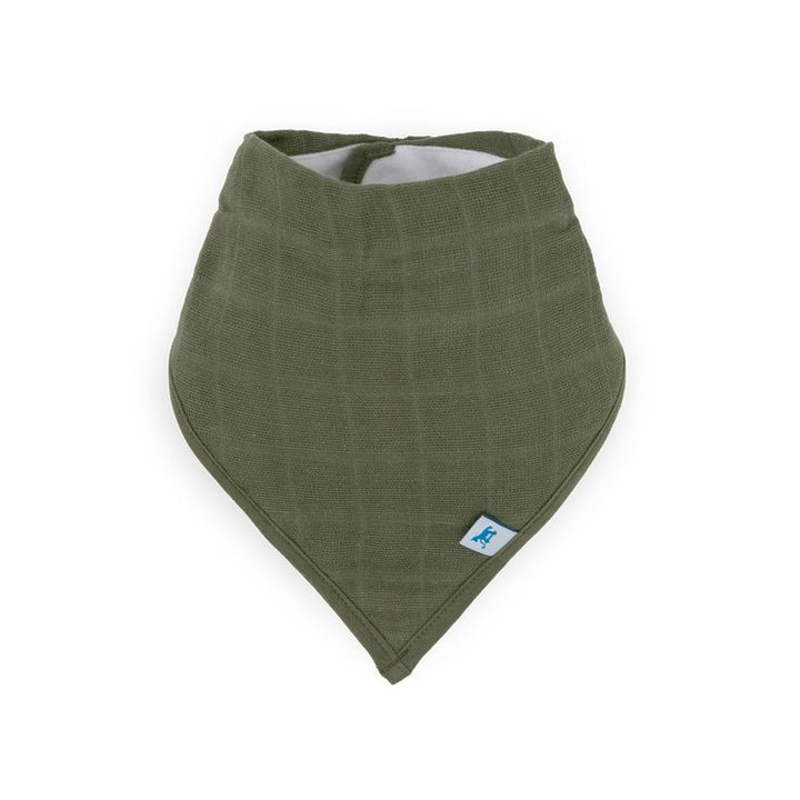 Cotton Muslin + Fleece Bandana Bib 4 Pack - Pressed Petals
