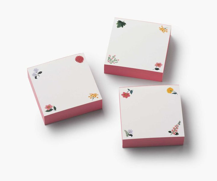 Dahlia Notepad Trio