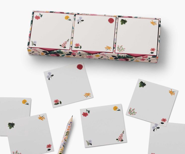 Dahlia Notepad Trio